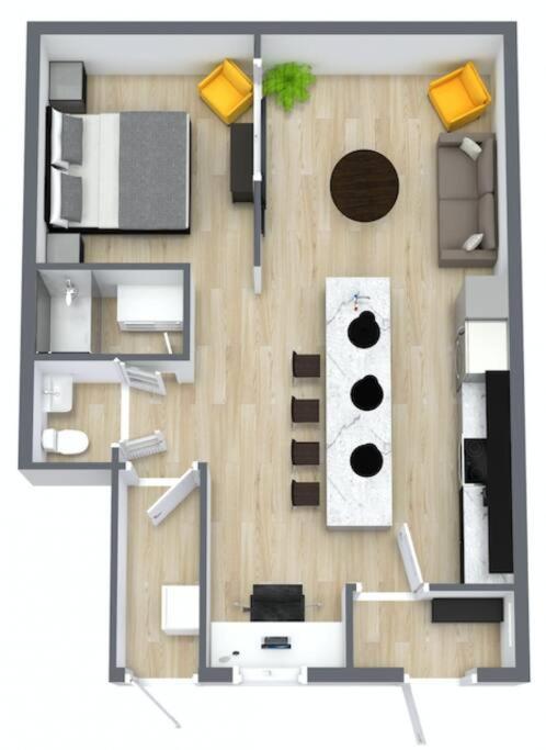 Loft Style Industriel-Centre-Ville+Parking Gratuit Quebec City Ruang foto